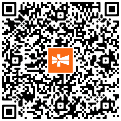 QR code for downloading on the App Store.